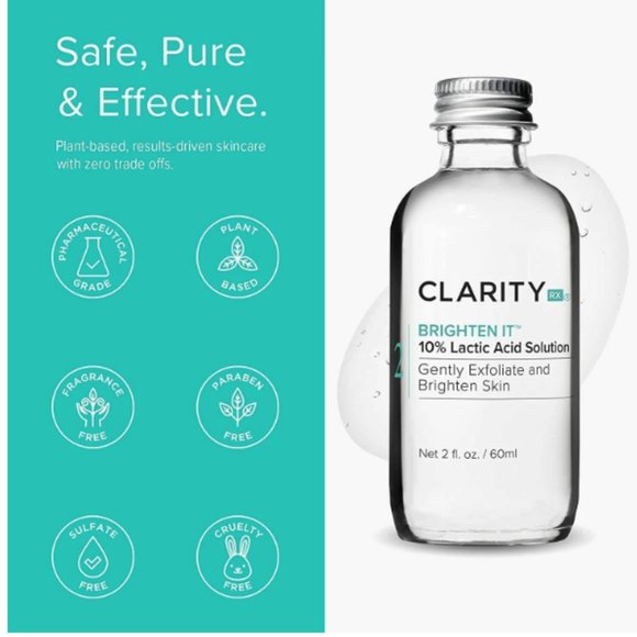 ClarityRX Skincare Clarityrx Brighten It Lactic Acid Solution